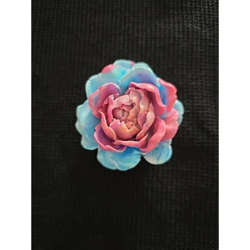 Resin Flower Blue Pink Decoration Gift Small.‎ 585